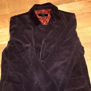 A brown coat from Talbots.